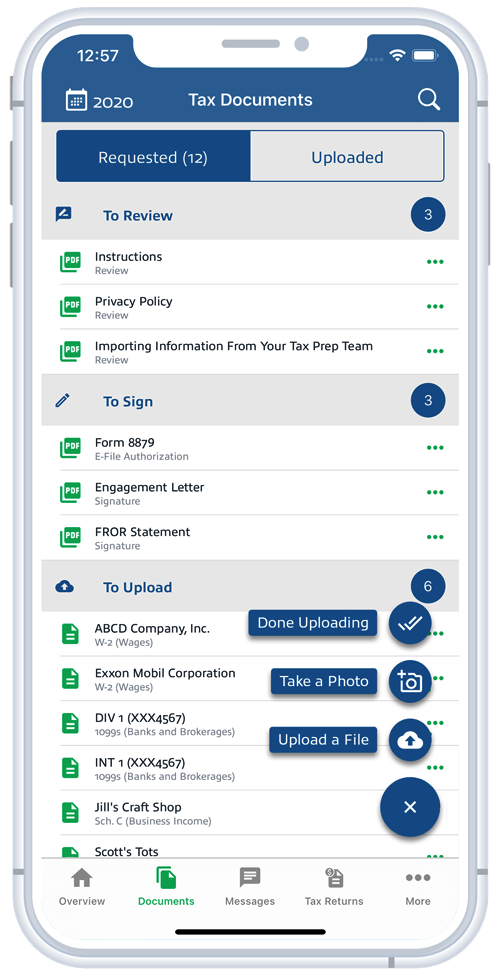 Digital Tax Organizer