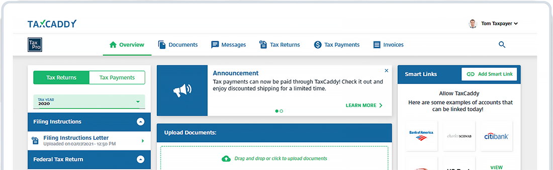 Tax Caddy Overview